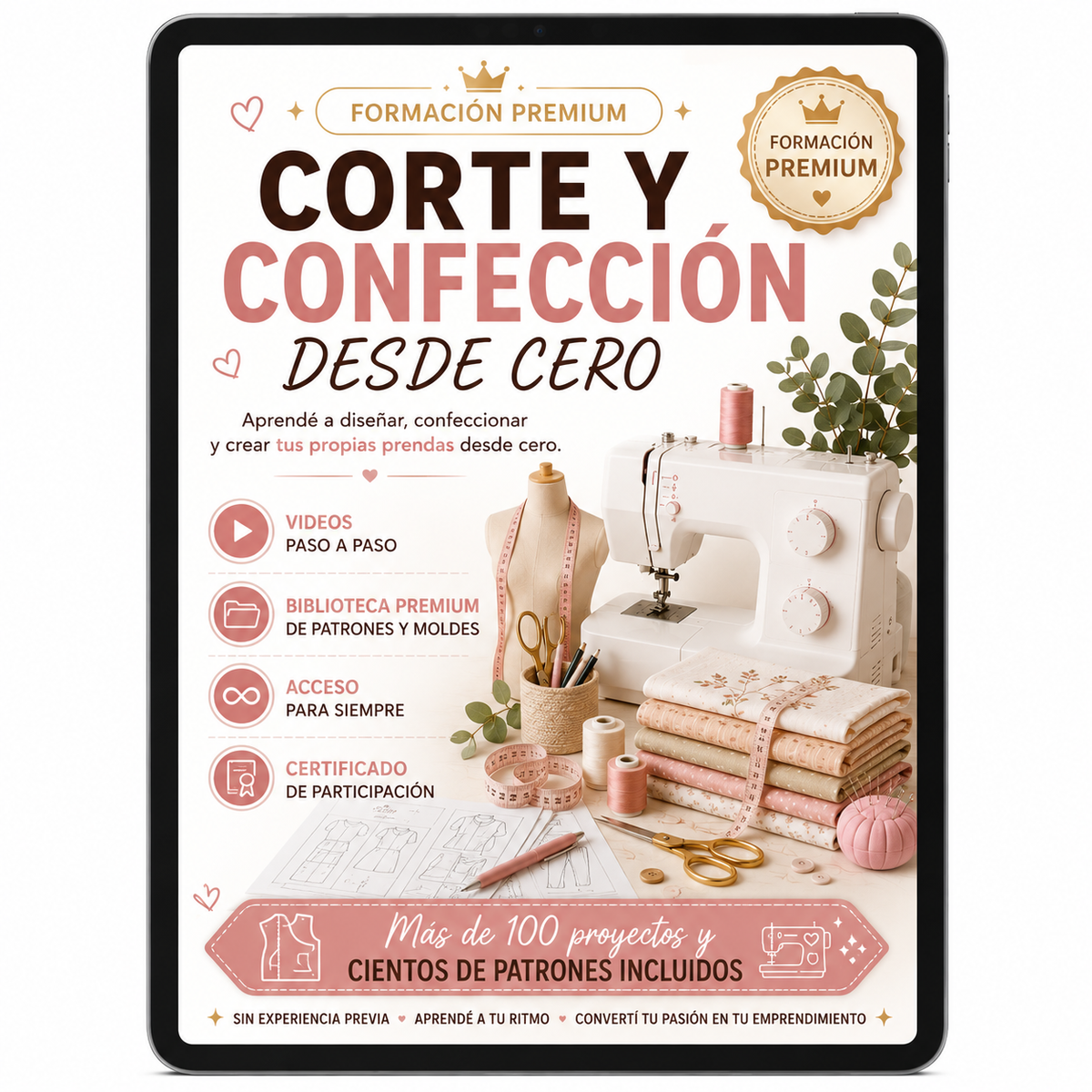 Formación Premium Corte y confección + 🎁